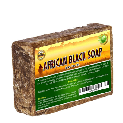 Мыло Адвокатуры черноты Африки масла дерева ши MSDS 100% естественное для скучной сухой кожи