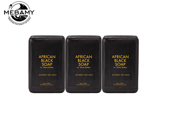 Забеливать органическое африканское черное мыло Хандмаде пенится хороший анти- огрех