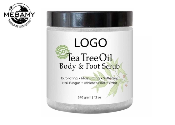 Дерево чая полностью естественное тело Скруб соль мертвого моря 100% чистое для убивать грибок ноги