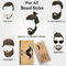 Естественный набор заботы бороды людей включает масло 60мл бороды/бальзам 2.82оз/деревянный гребень бороды